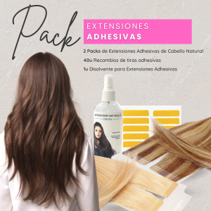 Extensiones Adhesivas (2 Packs) + Kit Reutilización