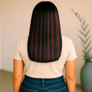 Cabello Cosido 30cm color 1B/700