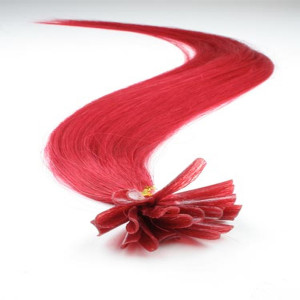 Extensiones con Queratina Lisa colores fantasia color Fucsia