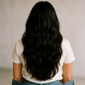 Extensiones con Queratina Lisa color 1A