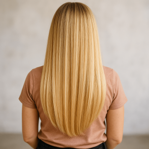 Extensiones con Queratina Lisa color 27/613