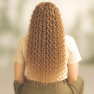 Extensiones de cortina, Cabello Rizado color 27
