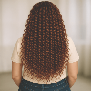 Extensiones con Queratina Rizadas color 8