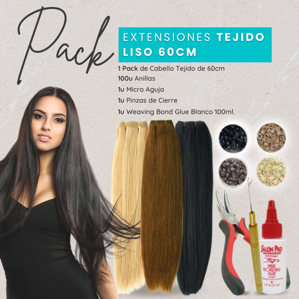 Extensiones cabello natural | Pack Oferta